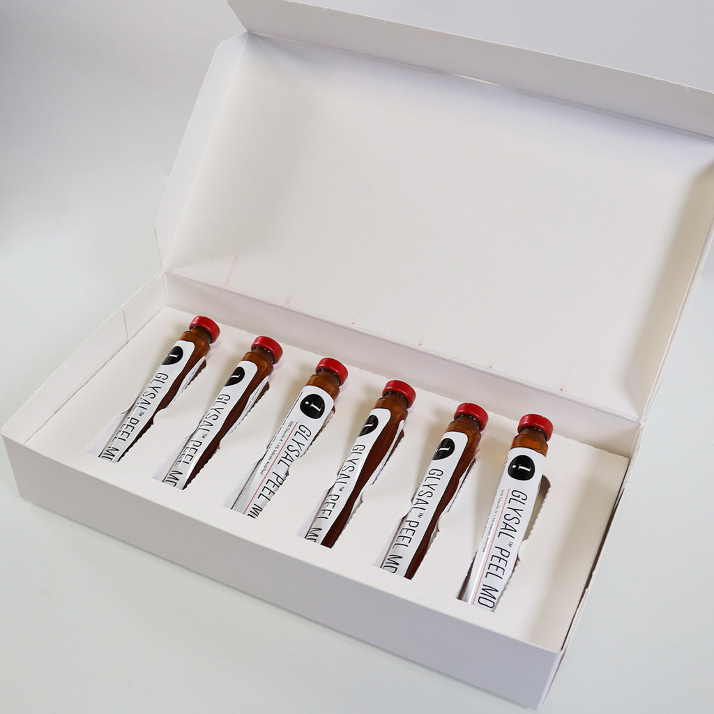 Hydrafacial Glysal Peel MD 30% Glycolic 1.5% Salicyclic Acid 6x Vials P70203