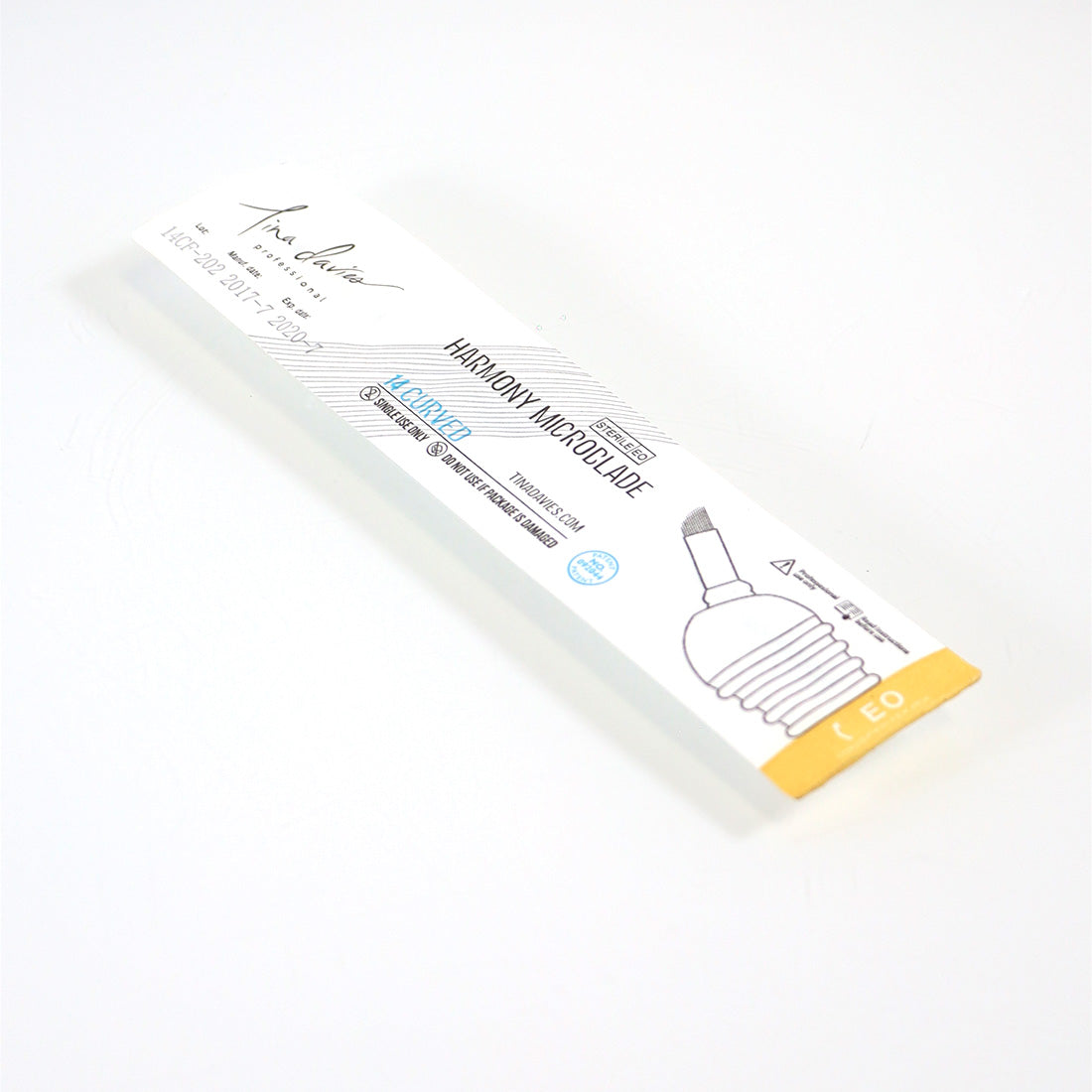 Tina Davies Professional 14 Curved Harmony Disposable 14 Needle Microblade x5 Pk