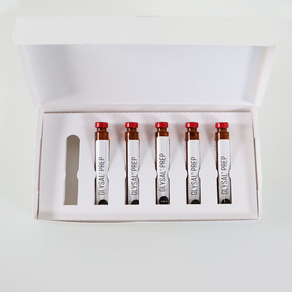 Edge Systems Hydrafacial Glysal Prep Glycolic Salicyclic Acid P70200 x5pk