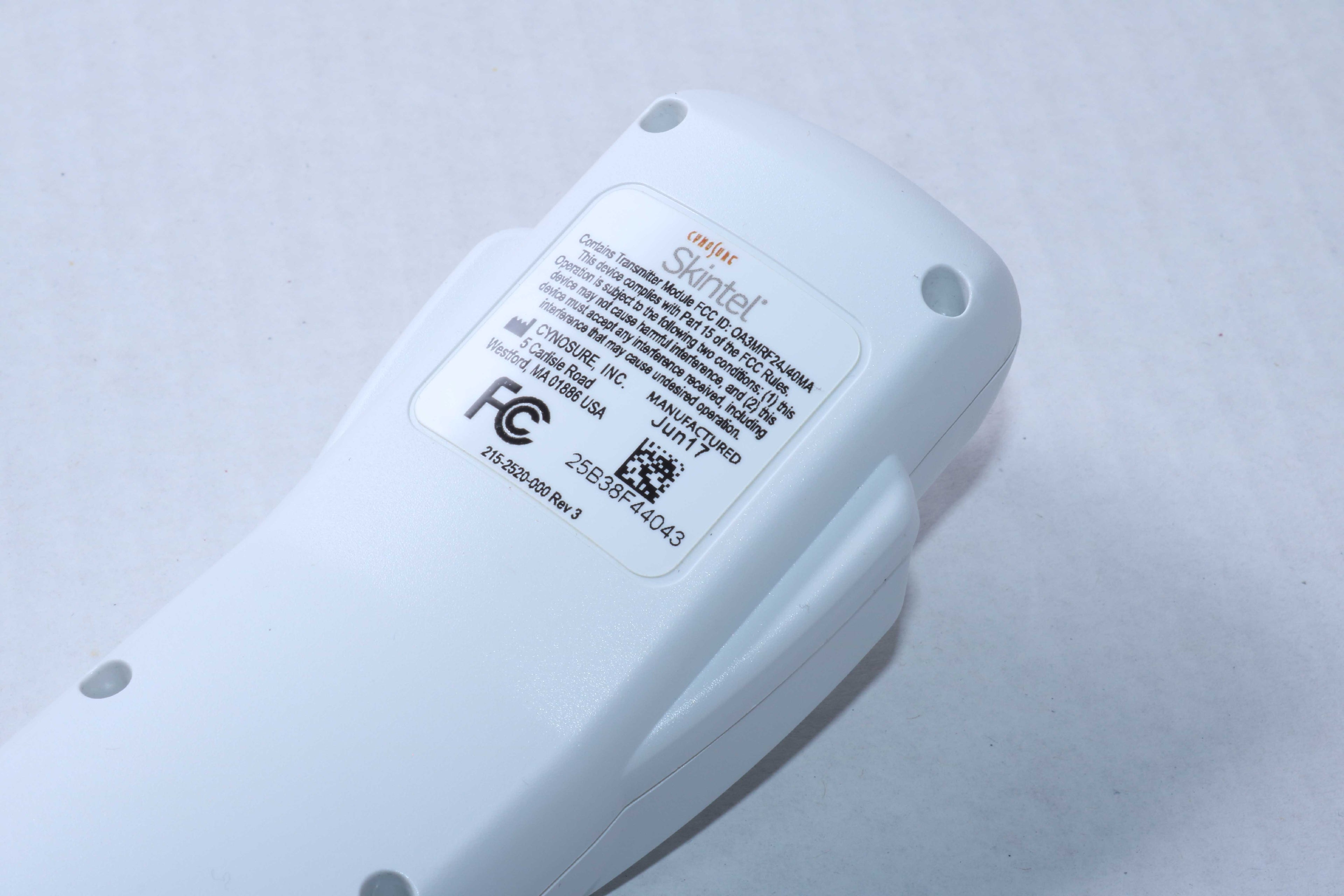 2017 Cynosure Palomar Icon Skintel Laser Skin Type Melanin Reader 2520B-0038R
