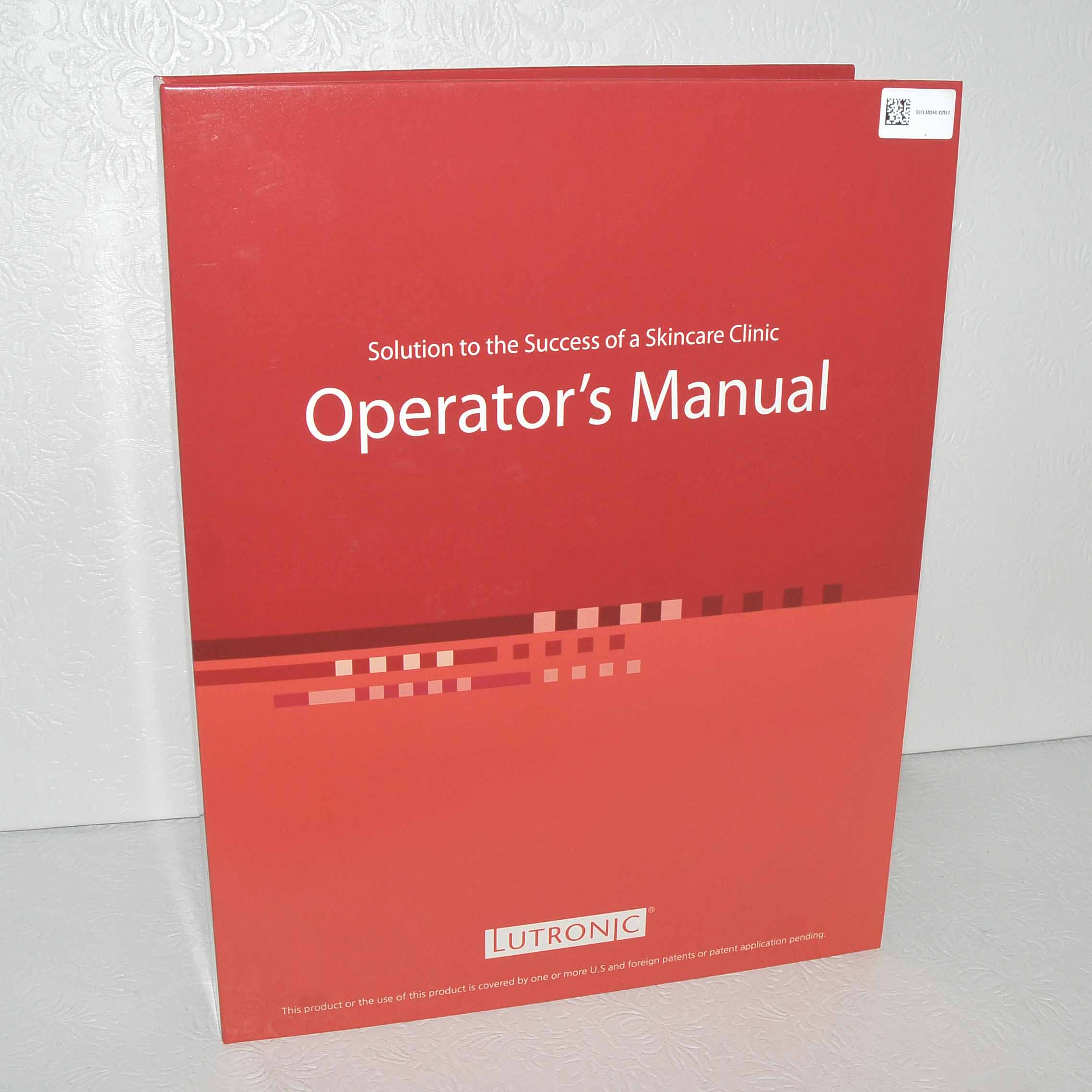 Lutronic Genius Operator Manual RF Microneedling Original User Operation Guide