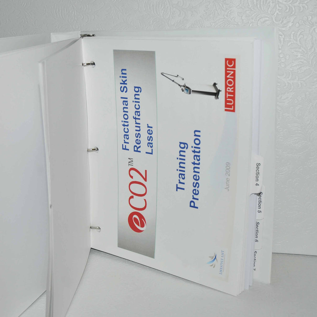 Lutronic Safe Start Training Guide CO2 Fractional Skin Resurfacing Book eCO2