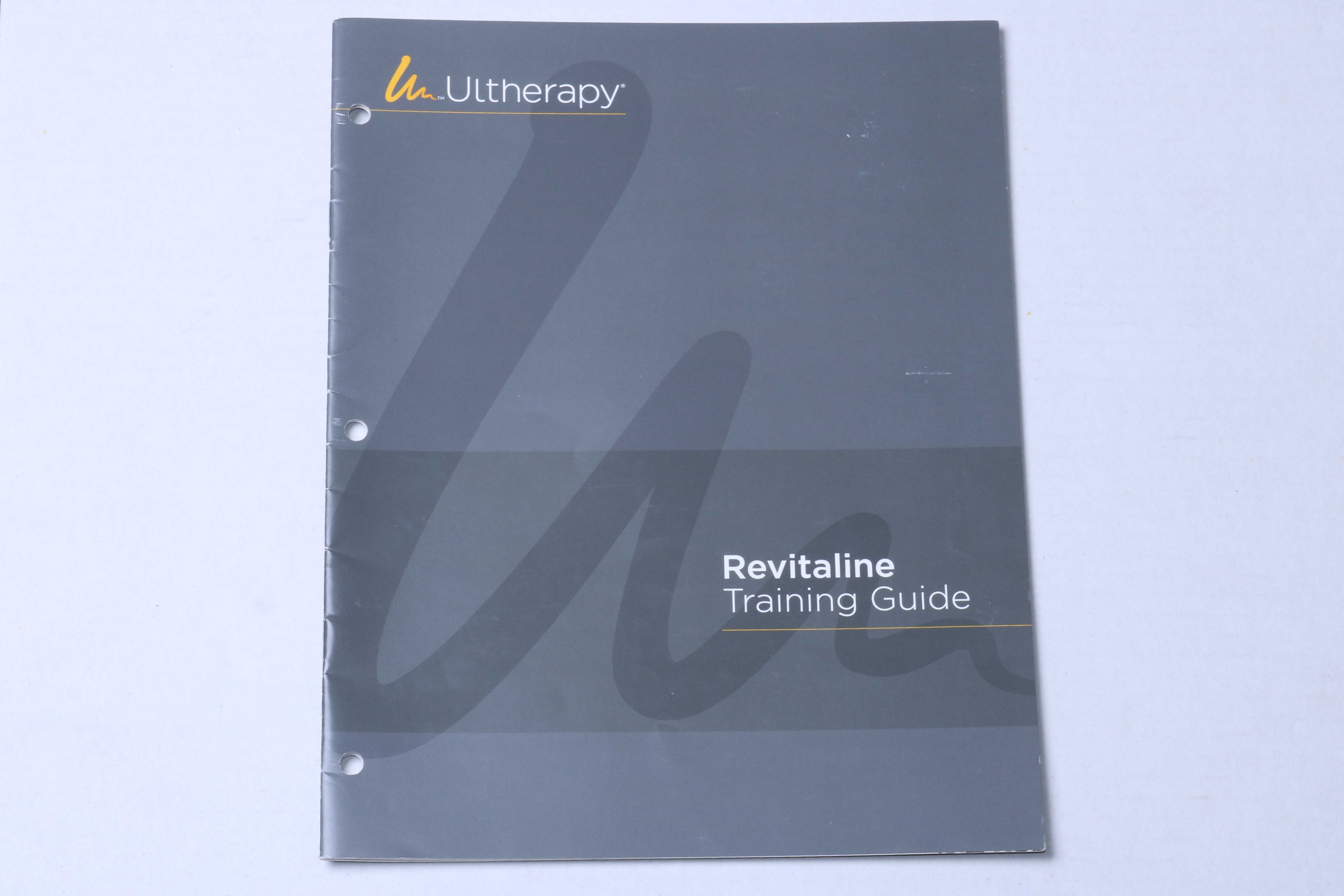 2016 Ulthera Ultherapy Revitaline Skin Tighten Training Guide Manual ML01760-01