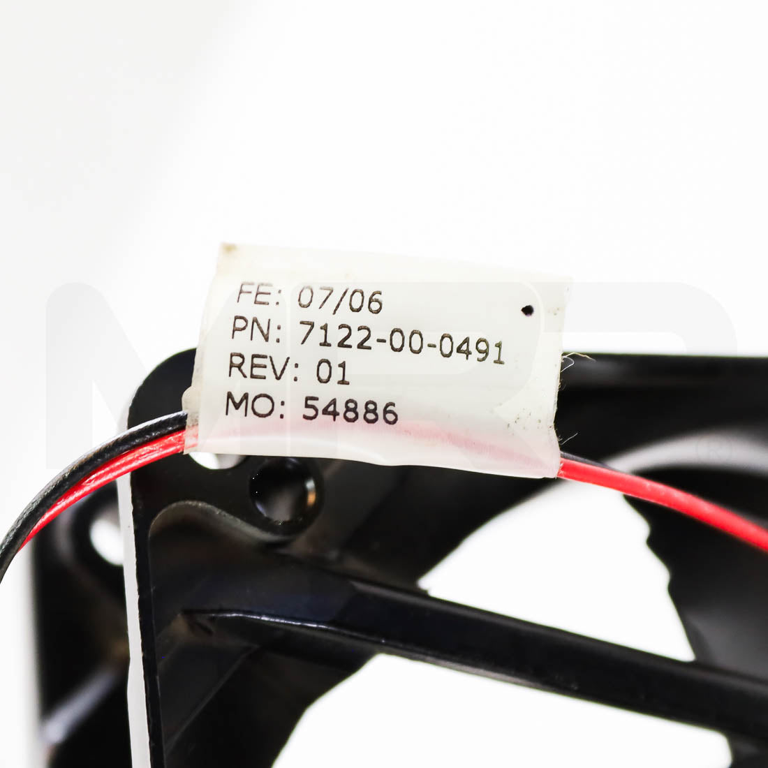 Candela VBeam Perfecta DC Internal Cooling Fan Tag