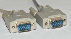 6' DE-15 VGA Cable 15 Pin Male to Male 3-Row VGA Connector Cord Video Graphics