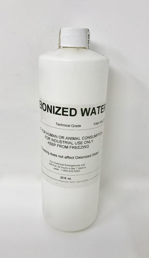 Deionized Water Technical Grade Two 32 oz NEW Unopened De Ionized Bottle