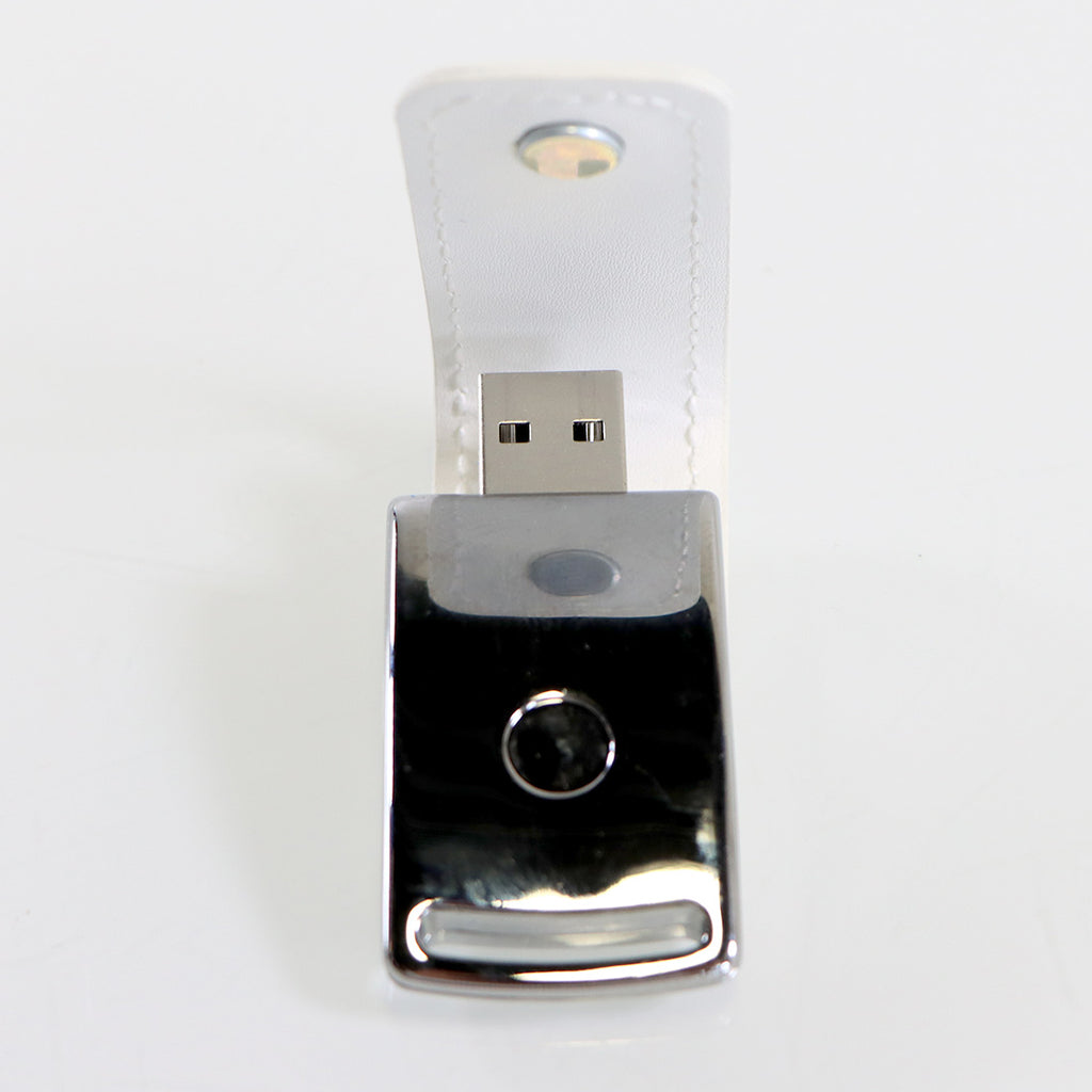DEKA Laser 2GB USB Key 070001236 White Leather