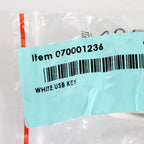 DEKA Laser 2GB USB Key 070001236 White Leather