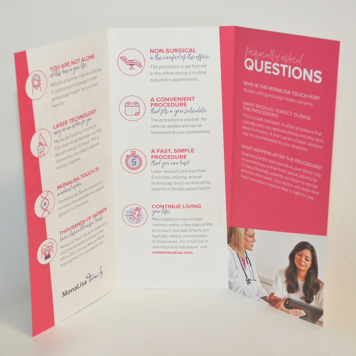 Deka Cynosure MONA LISA Touch Laser Vaginal Gynecologic Health Patient Brochure
