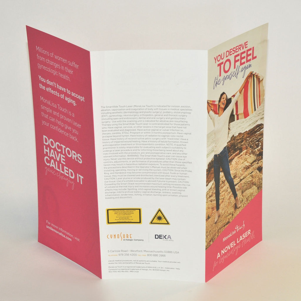Deka Cynosure MONA LISA Touch Laser Vaginal Gynecologic Health Patient Brochure