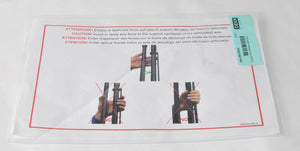 DEKA Laser Warning Sheet MIGRNQ WARN-045 Cantilever Articulated Arm