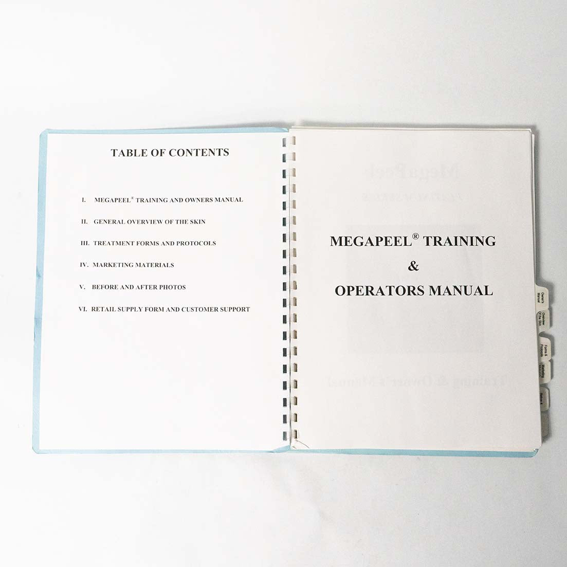 DermaMed MegaPeel Platinum Series TRAINING & OWNER'S MANUAL Mega Peel Derma Med