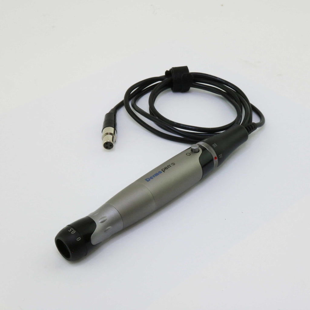 DermaPen Variable 4-Speed 0-2.5mm Microneedling Pen w/ 3 Tips & Stand