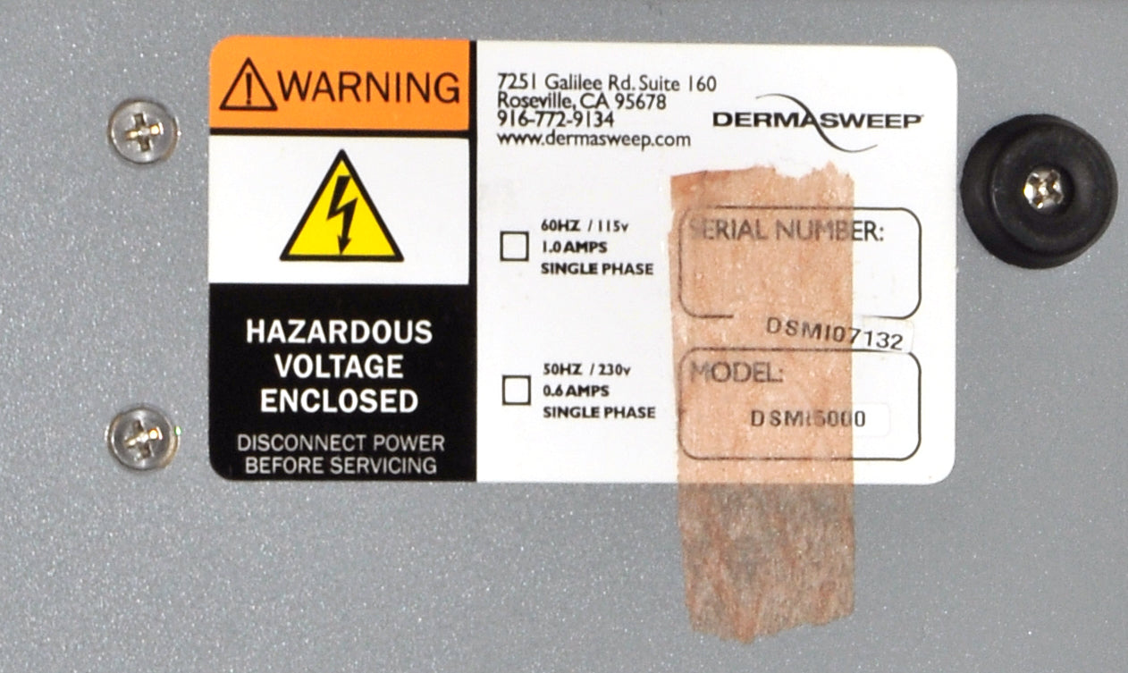 DermaSweep Mini w/Handpiece Micro Abrasion Skin Care Resurfacing * DSM5000