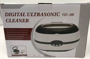 Digital Ultrasonic Cleaner VGT-2000 New in box with manual