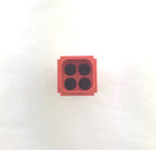 Drucker Centrifuge 4 Piece Tube Carrier Orange Plastic 100mm