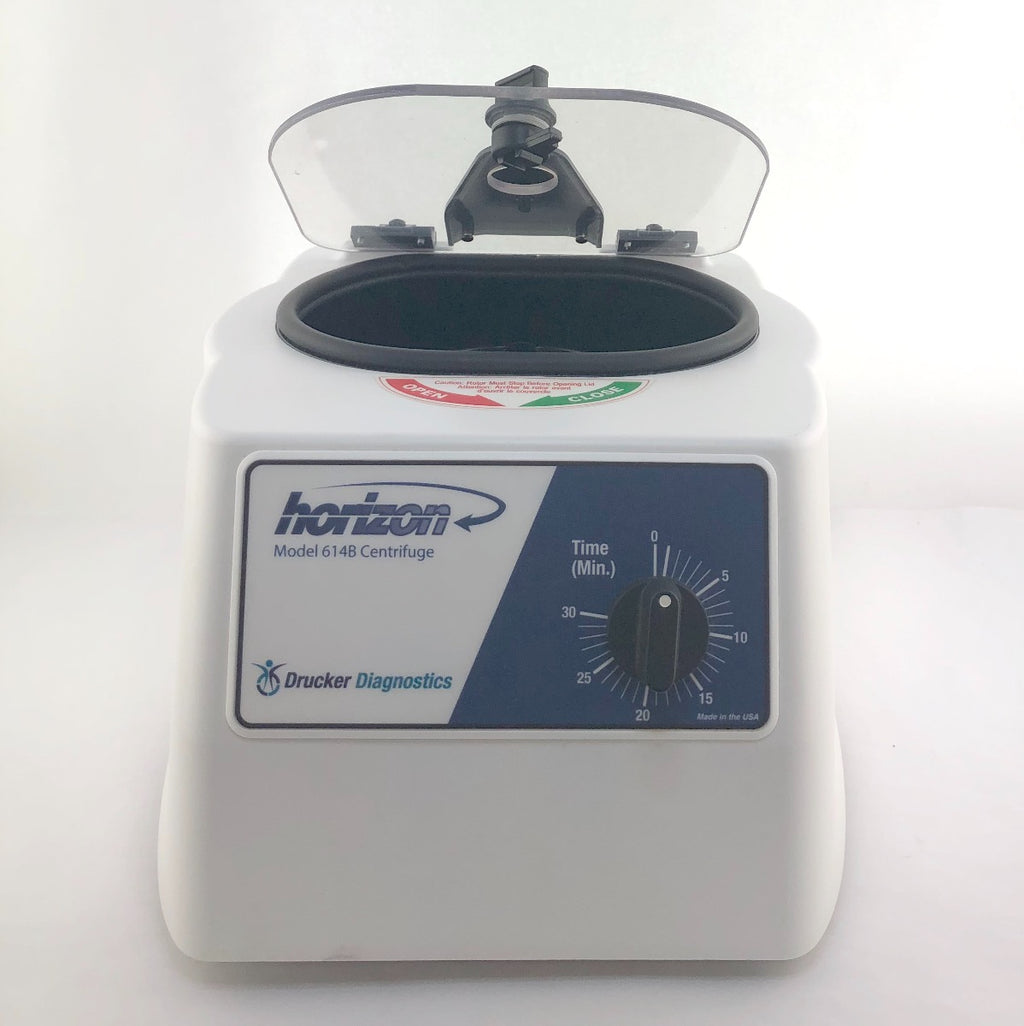 Drucker Diagnostics Horizon 614B Fixed Angle Single Speed Centrifuge 3184RPM