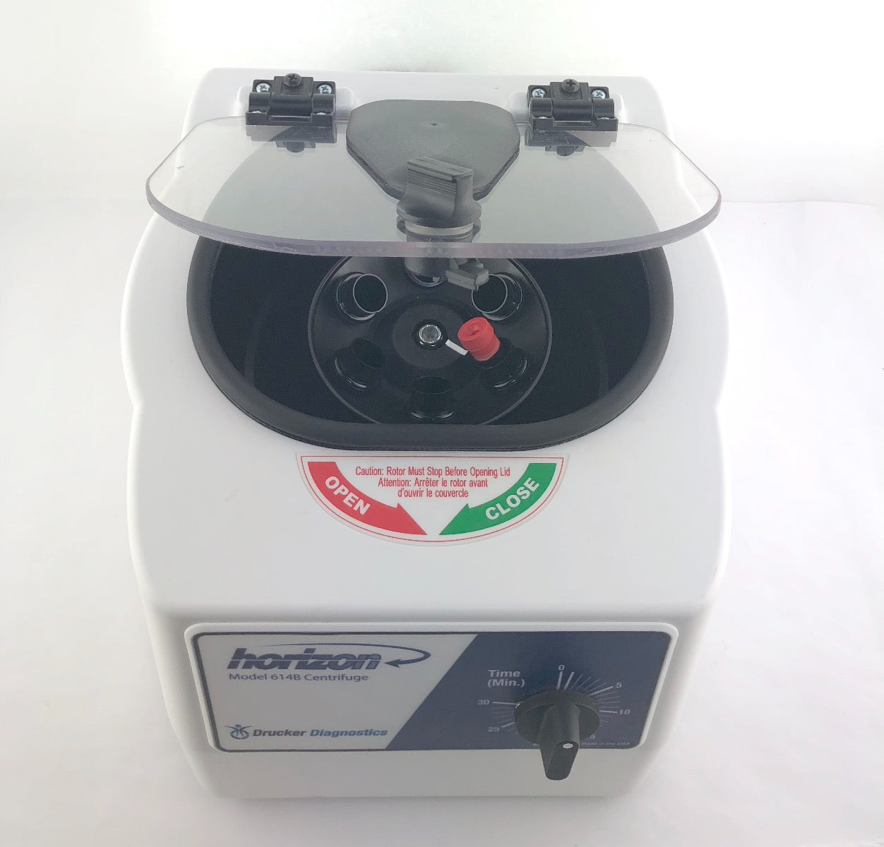 Drucker Diagnostics Horizon 614B Fixed Angle Single Speed Centrifuge 3184RPM