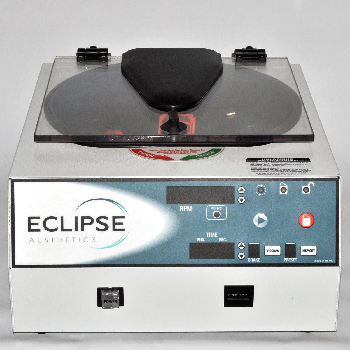 Drucker Diagnostics 755VES ECLIPSE Centrifuge PRP Platelet Rich Plasma 755 VES