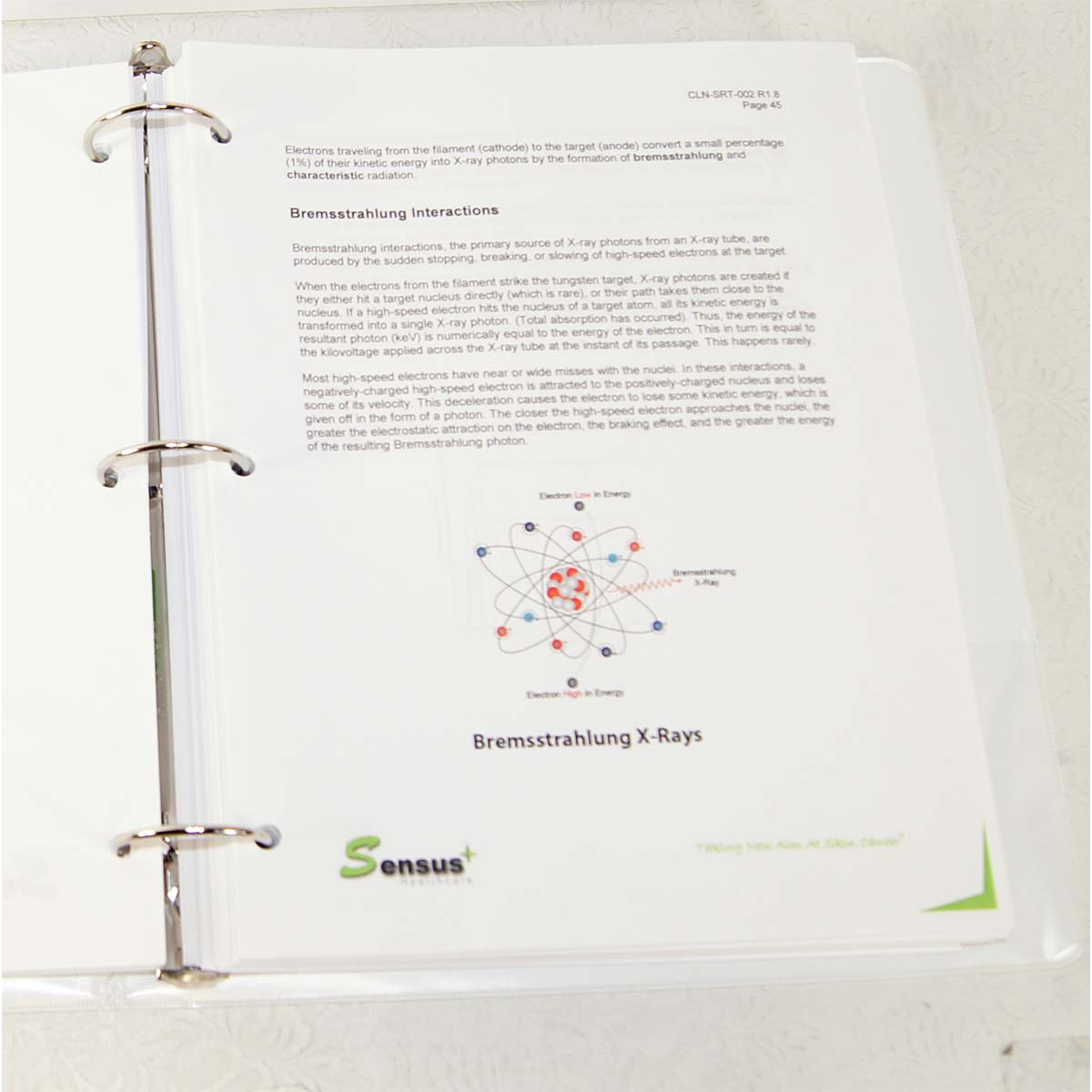 Sensus Healthcare SRT-100 Cutaneous Lesion Clinical Handbook CLN-SRT-002 R1.8