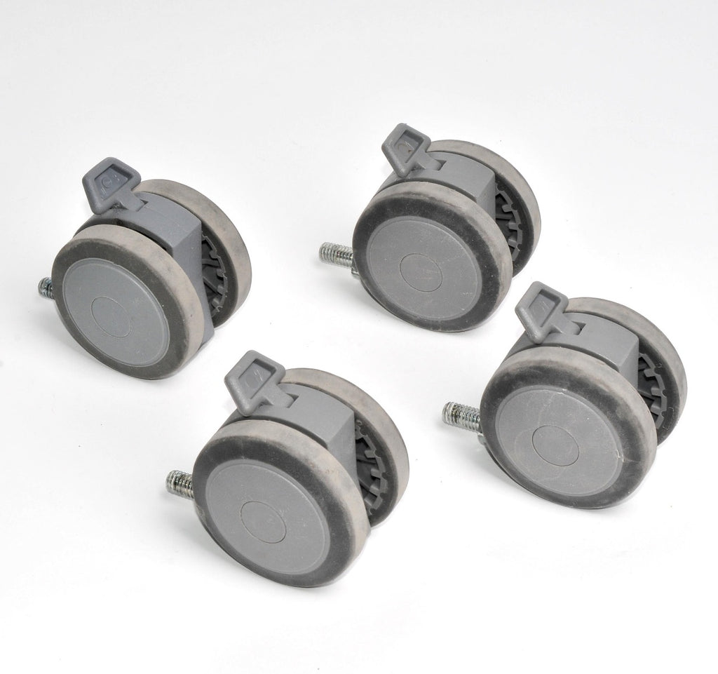 Cutera ExcelV Xeo Laser Locking Rolling Caster Wheels Set of 4, Parts As-Is