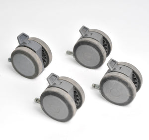 Cutera ExcelV Xeo Laser Locking Rolling Caster Wheels Set of 4, Parts As-Is
