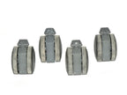 Cutera ExcelV Xeo Laser Set Wheels Rolling Caster x4 Pcs Swivel Locking Excel XLV XL V KTP