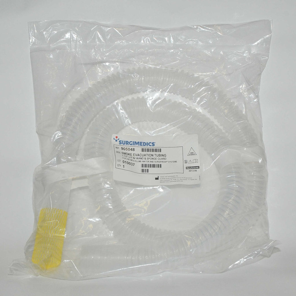 Surgimedics Smoke Evacuation Tubing 1 1/3" x 6' 905048 Plume-Inator Surgifresh
