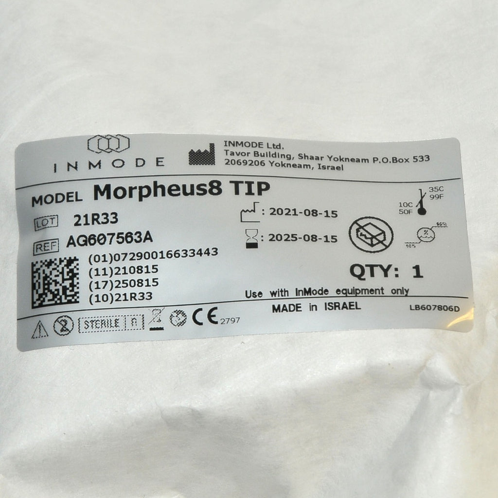 InMode Morpheus8 RF Microneedling M8 Tip 24 Pin AG6075635A Exp25 x1 Non-Resurfacing