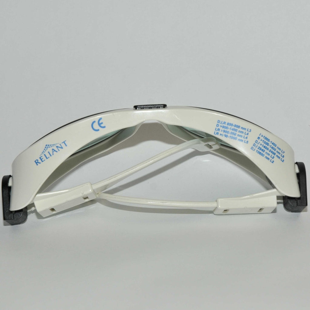Reliant Laser Safety Glasses Eye Protection Erbium Nd YAG 1065 1320 1440 White