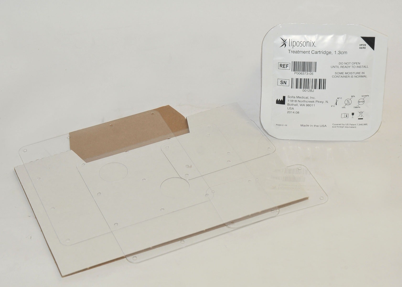 Liposonix 1.3cm Treatment Cartridge Transducer Tip P006373-05 NEW