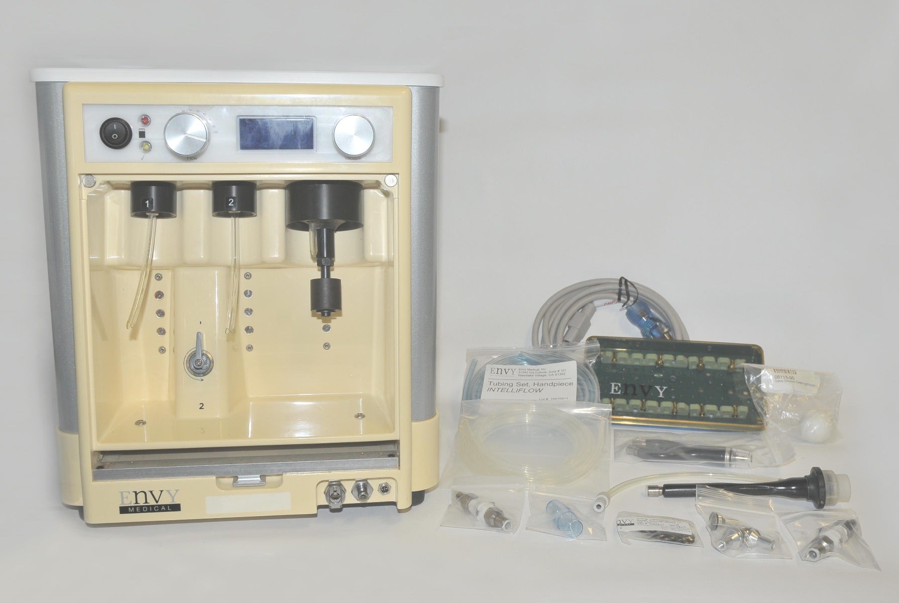 Envy Medical SilkPeel 3 MD SP3 Dermalinfusion Silk Peel w/ Face HP Kit Tips 362 Hrs