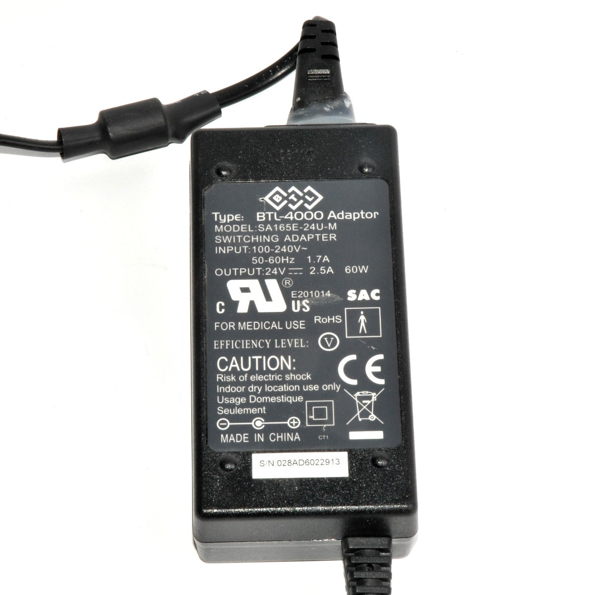 BTL Exilis Power Converter Switching Adapter BTL-4000 Electrical Radio Frequency