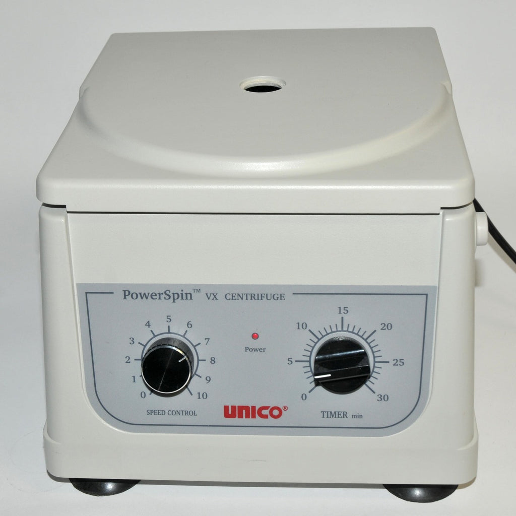 Unico Powerspin VX Centrifuge C818 Variable Speed 3400 Max RPM 6 Place Timer