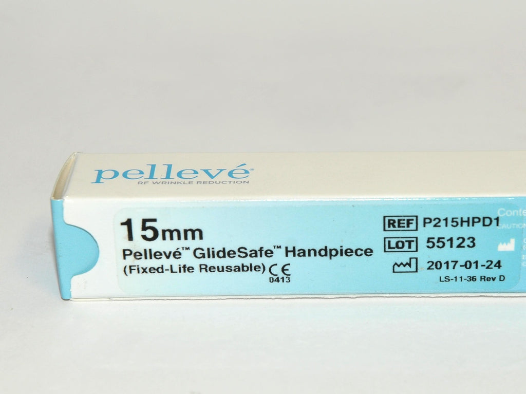 Ellman Pelleve P215HPD1 15mm GlideSafe RF Tightening Handpiece Reusable NEW 2017