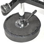 Black Padded Rolling 5 Wheel Exam Chair Clinic Aesthecian Office Home Shop