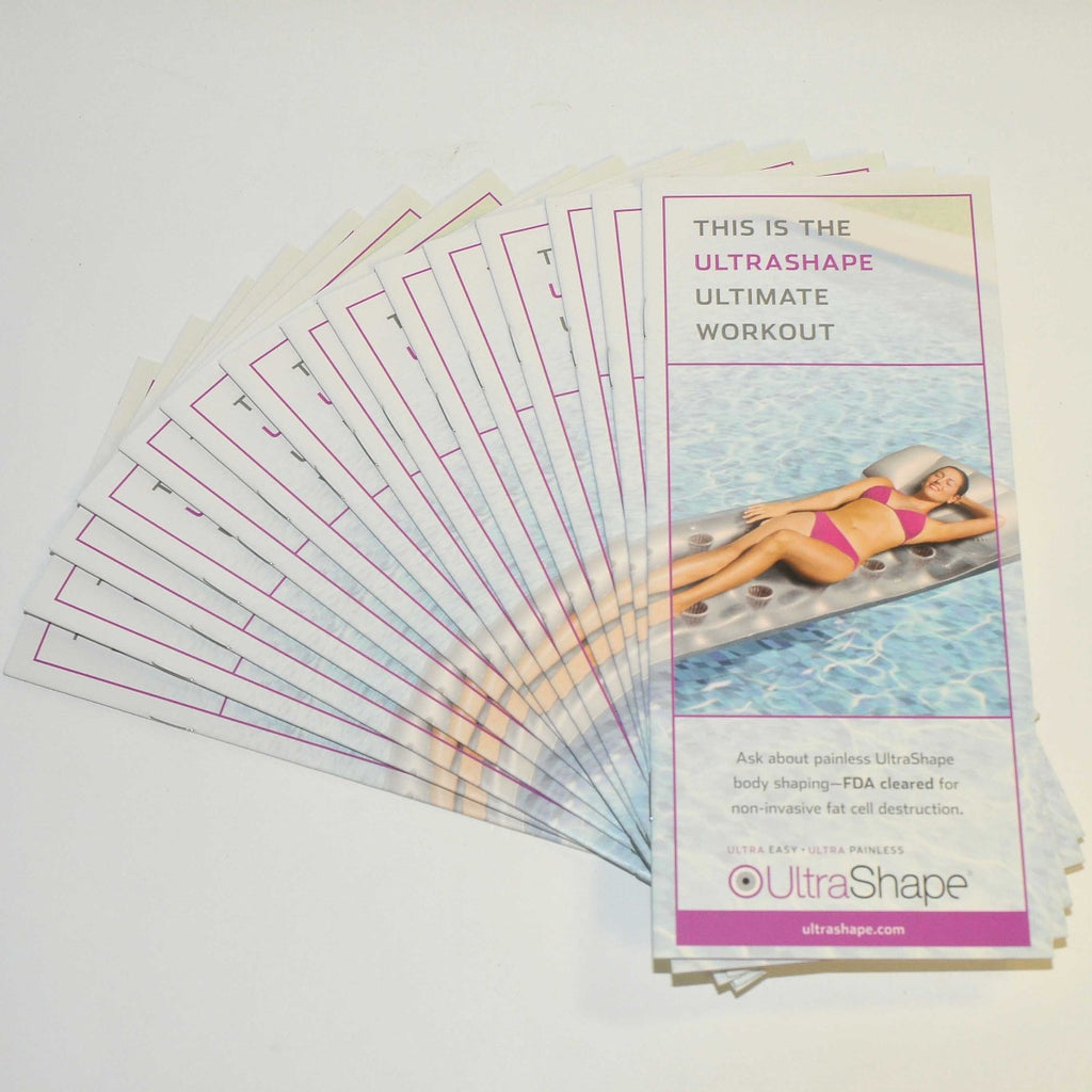 Syneron Candela UltraShape Body Contouring Patient Marketing Office Brochure x15