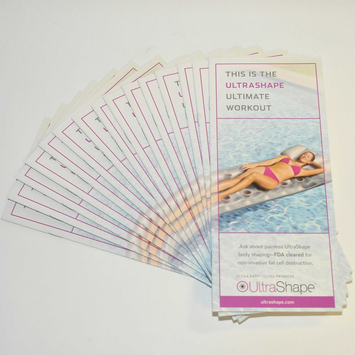 Syneron Candela UltraShape Body Contouring Patient Marketing Office Brochure x15