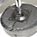 Master Massage Rolling 5 Wheel Exam Black Padded Chair Clinic Office Shop
