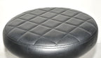 Black Padded Rolling 5 Wheel Exam Chair Clinic Patterned Office Home Shop