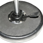 Black Padded Rolling 5 Wheel Exam Chair Clinic Patterned Office Home Shop