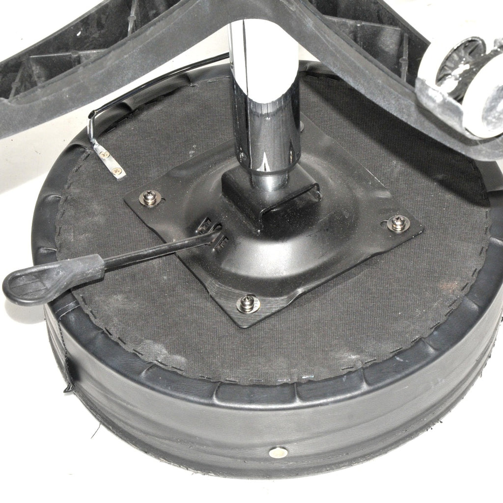 Master Massage Rolling 5 Wheel Exam Black Padded Chair Clinic Office Shop WORN