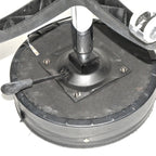 Master Massage Rolling 5 Wheel Exam Black Padded Chair Clinic Office Shop WORN