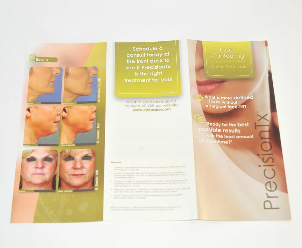 Cynosure Lasers SmartLipo PrecisionTX Patient Office Brochure Pamphlet x14 Pcs