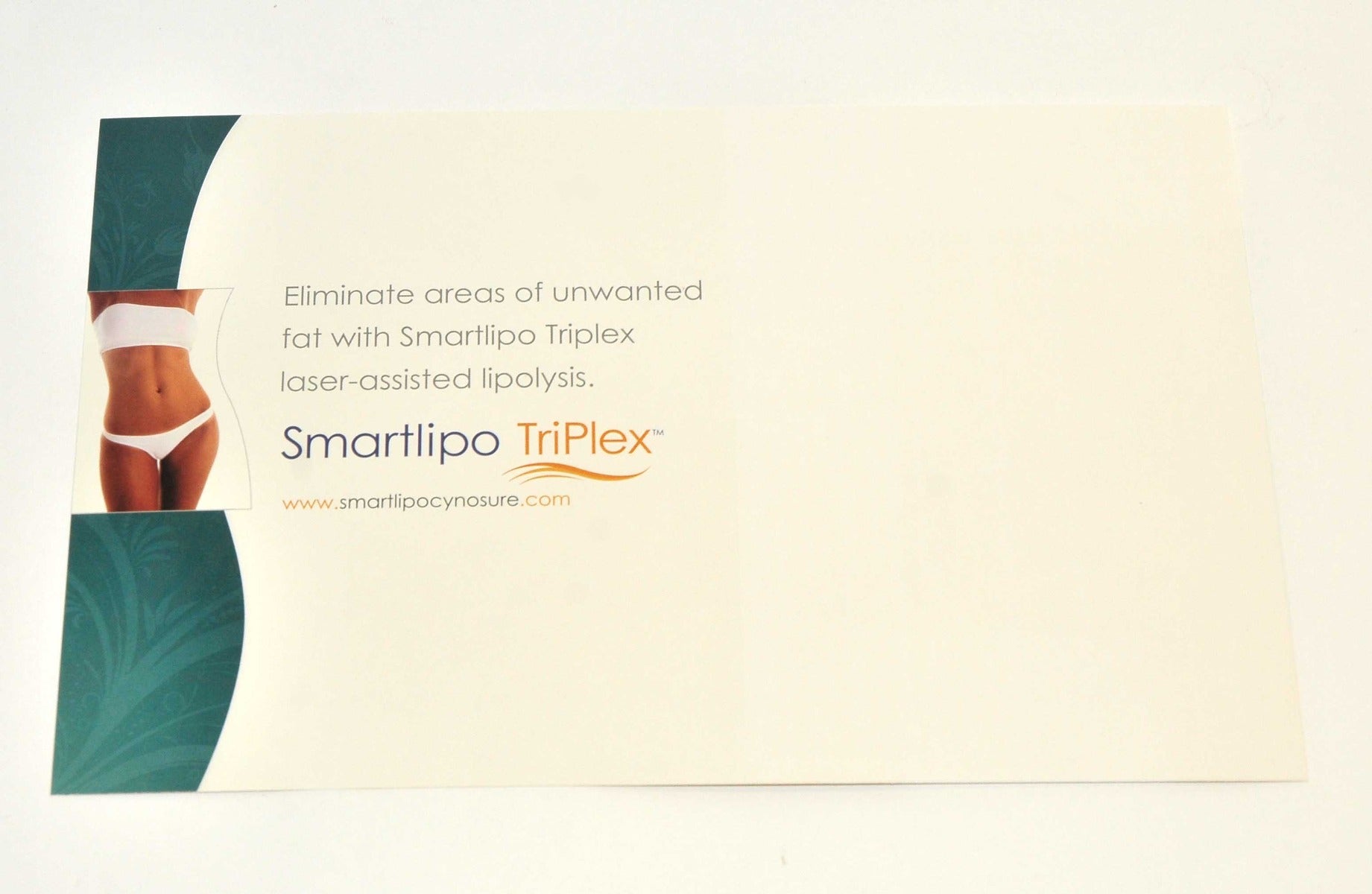Cynosure Laser SmartLipo Triplex Patient POSTCARD Marketing BodySculpting x25Pcs