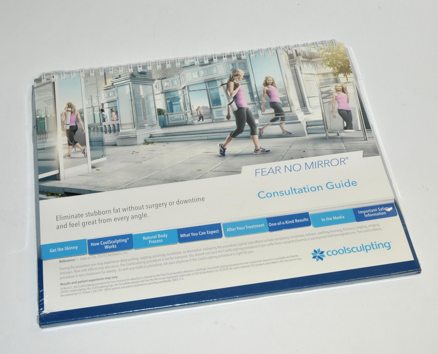 Zeltiq CoolSculpting Fear No Mirror Patient Consultation Treatment Office NEW