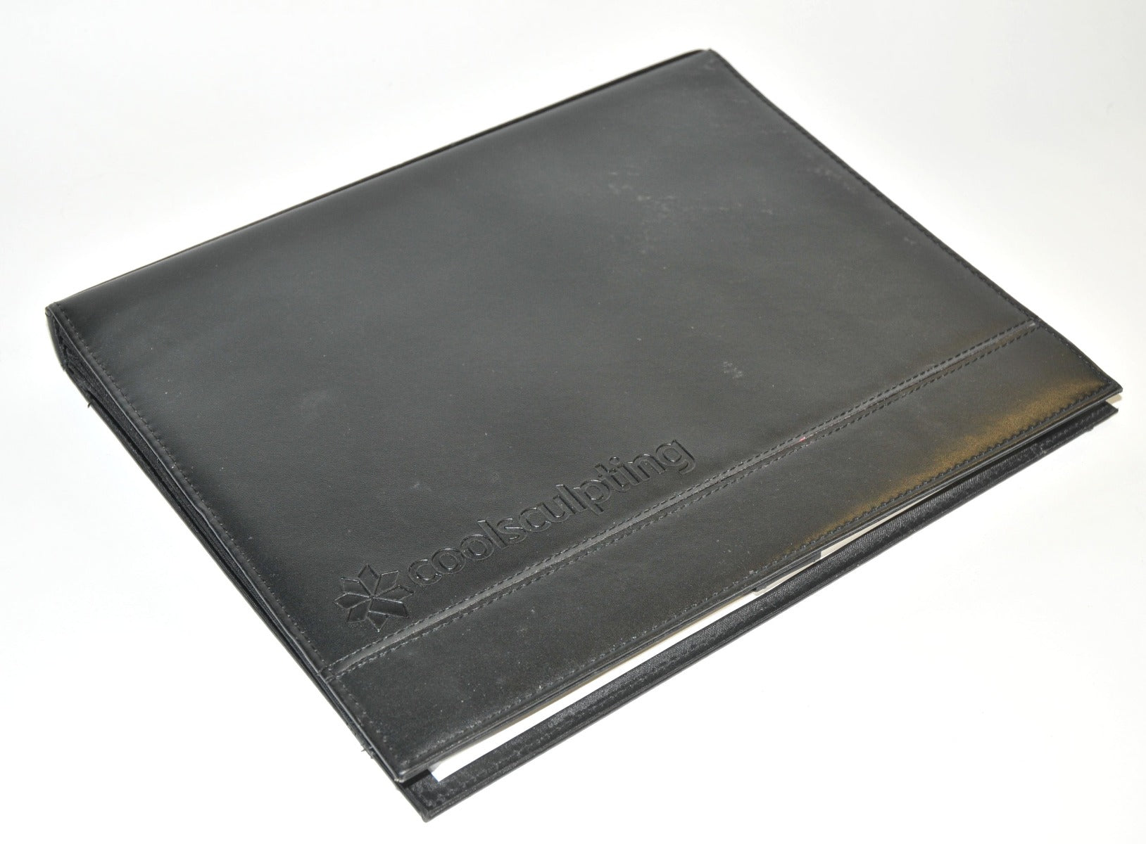 Zeltiq CoolSculpting Black Notebook Binder Calculator Notepad Organizer Logo