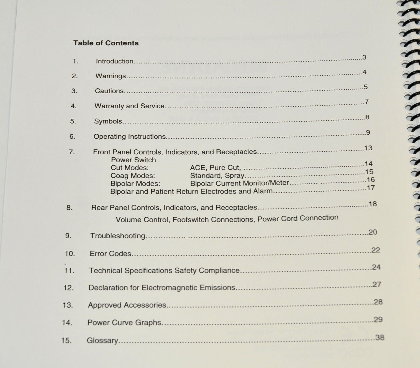 MEGADYNE MEGAPOWER Electrosurgical Generator Operator Manual User Guide 2005