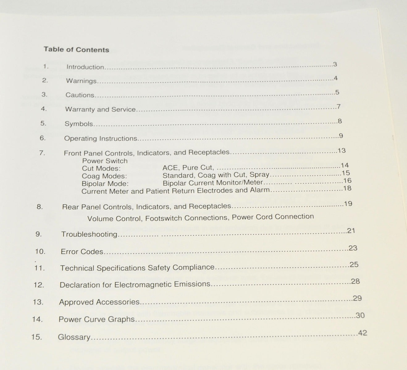 MEGADYNE MEGAPOWER Electrosurgical Generator Operator Manual User Guide 2009