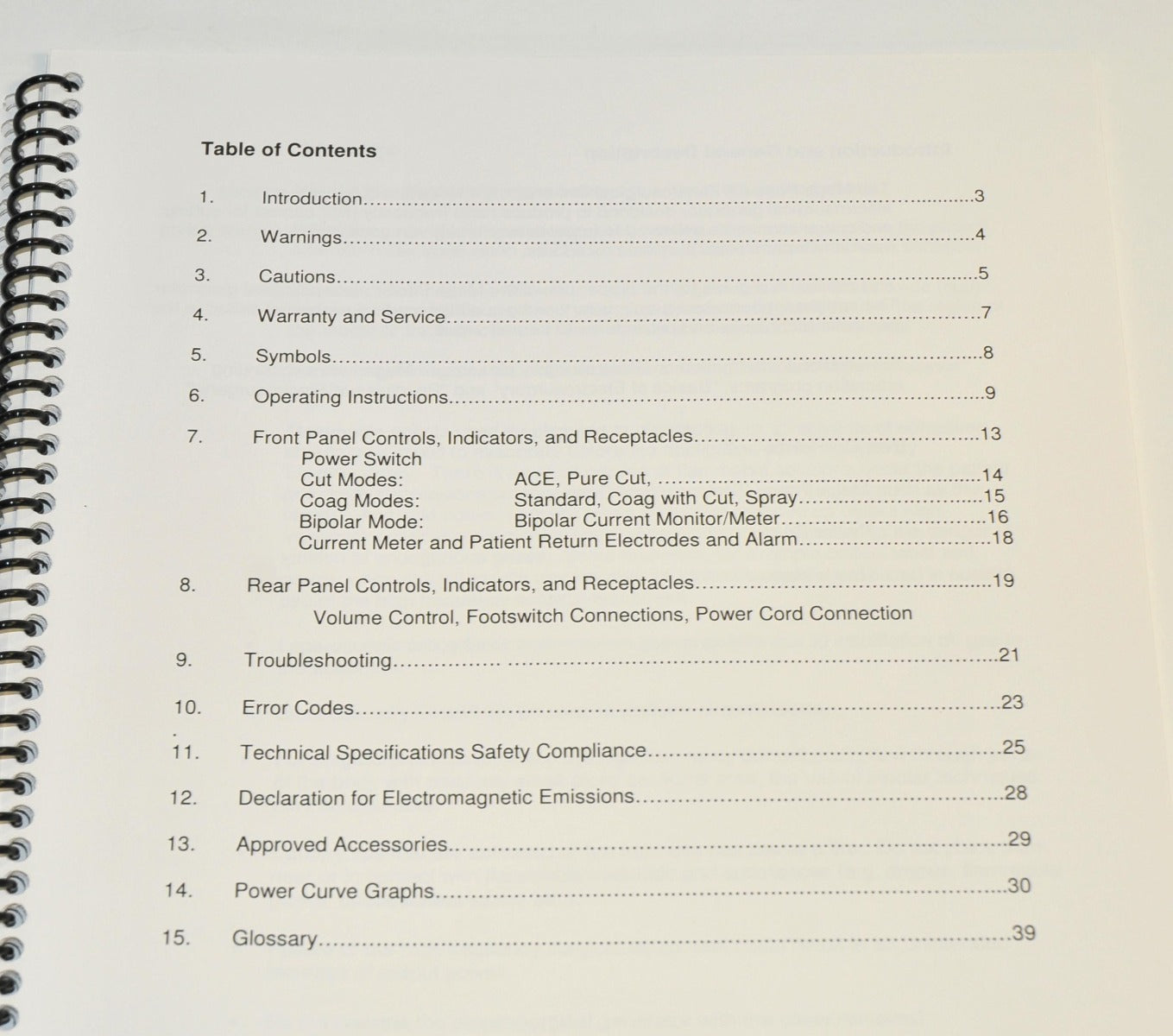 MEGADYNE MEGAPOWER Electrosurgical Generator Operator Manual User Guide 2007